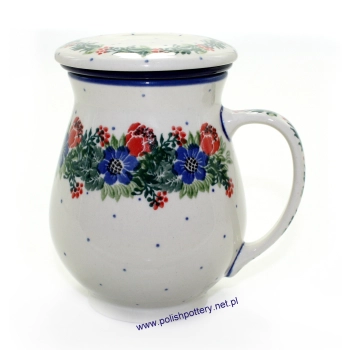 Kubek do zaparzenia ziół 0,45L dek. 2222X Anemony